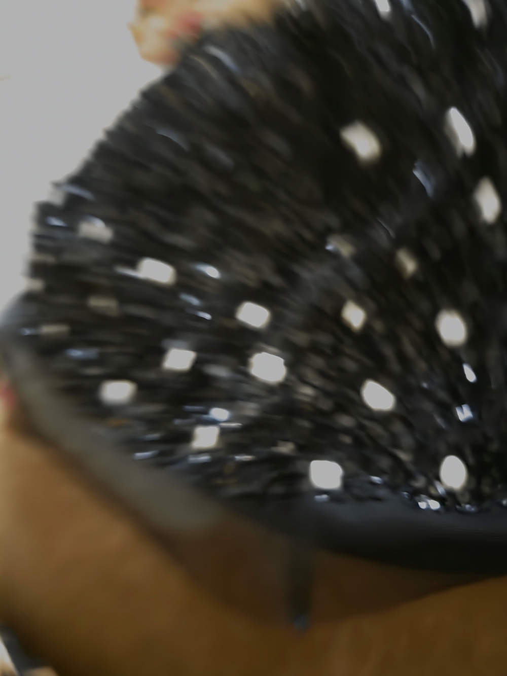 Black Sequin Halter Cocktail Dress - Picture 4 of 5